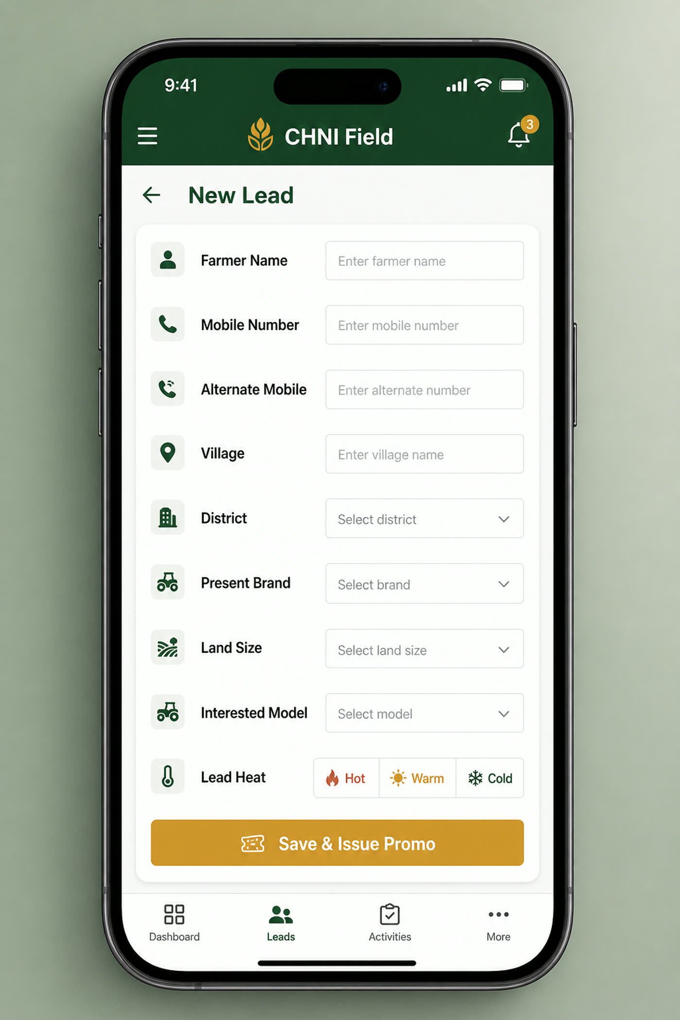 CNHI lead capture